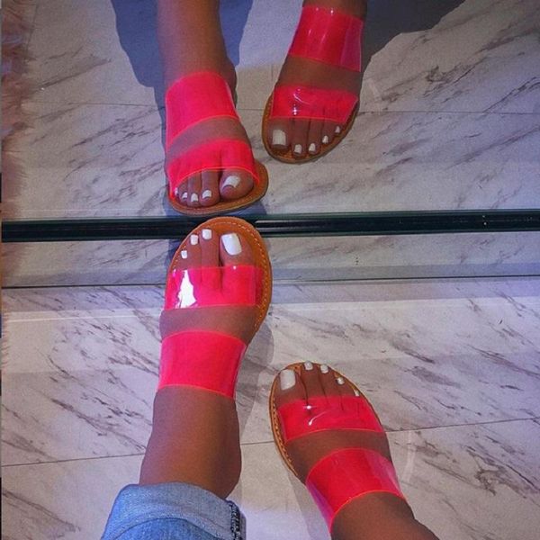 slippers flats women pvc clear jelly shoes ladies summer open toe transparent sandals roman beach slides yellow red flip flops, Black
slippers flats women pvc clear jelly shoes ladies summer open toe transparent sandals roman beach slides yellow red flip flops, Black
