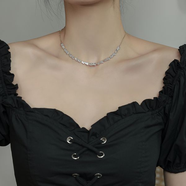 xianlan204 light the luxury of zircon heterosexual necklace ins cold wind personality sense of brief paragraph senior collarbone c, Silver
xianlan204 light the luxury of zircon heterosexual necklace ins cold wind personality sense of brief paragraph senior collarbone c, Silver