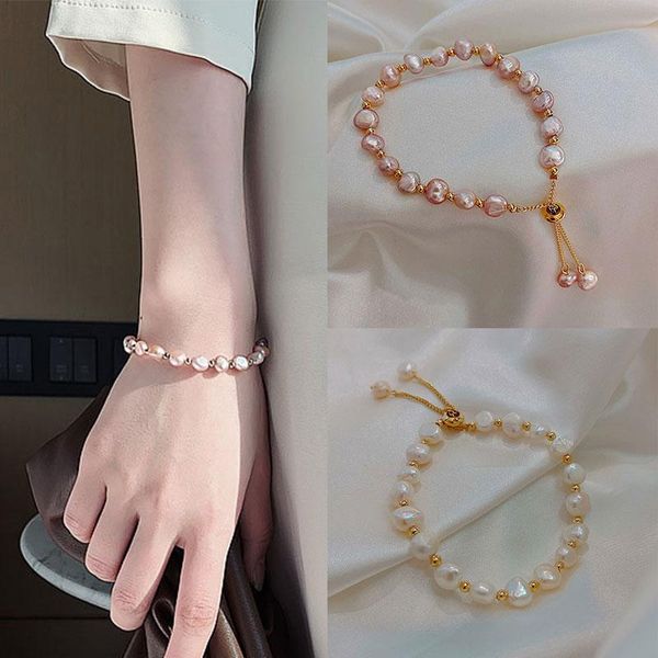 beaded, strands baroque freshwater pearl bracelet ins fashion design jewelry net red to send girlfriends sisters temperament small gifts, Black
beaded, strands baroque freshwater pearl bracelet ins fashion design jewelry net red to send girlfriends sisters temperament small gifts, Black