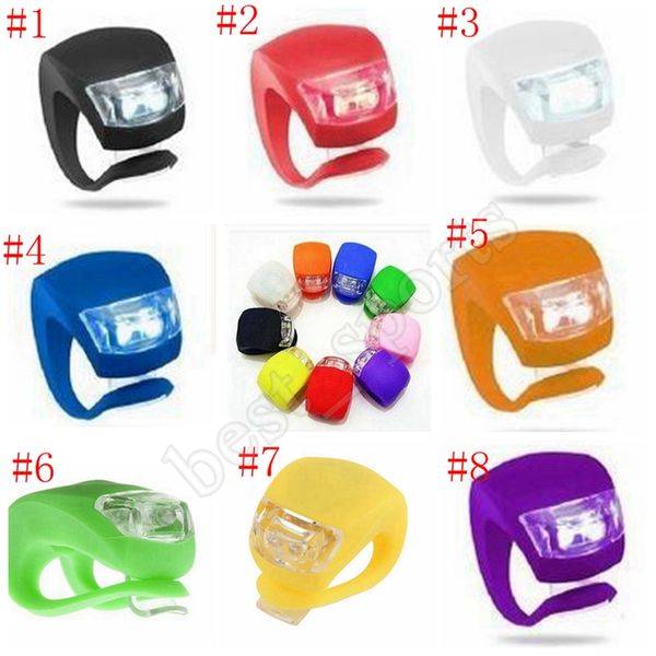 bicycle cycling lamp silicone bike head front rear wheel led flash bicycle light warning taillight 8 colors 332
bicycle cycling lamp silicone bike head front rear wheel led flash bicycle light warning taillight 8 colors 332