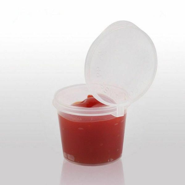 sauce containers 27ml plastic disposable boxes lid storage with cups y1p0 bottles & jars
sauce containers 27ml plastic disposable boxes lid storage with cups y1p0 bottles & jars