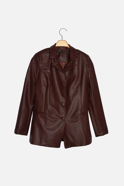 women's jackets trendyol buttoned jacket twoaw22ce0202, Black;brown
women's jackets trendyol buttoned jacket twoaw22ce0202, Black;brown