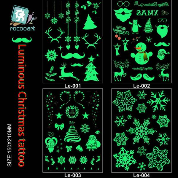 party decoration 4pcs luminous christmas tattoo sticker cute waterproof environ home decor 2021 navidad gift
party decoration 4pcs luminous christmas tattoo sticker cute waterproof environ home decor 2021 navidad gift