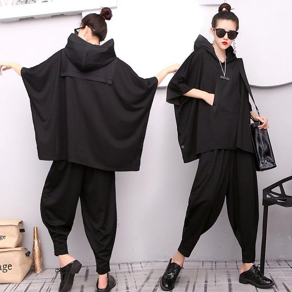 women's two piece pants 2021 hip hop 2 set autumn plus size tracksuit hooded + harem woman suit female cloak bat conjuntos de mujer, White
women's two piece pants 2021 hip hop 2 set autumn plus size tracksuit hooded + harem woman suit female cloak bat conjuntos de mujer, White