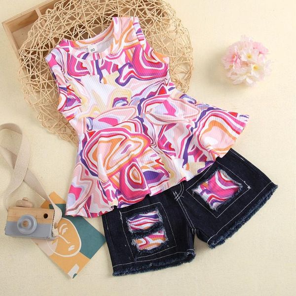 children girls' clothing set 2021 toddler clothes lovely printing+shorts 2pcs suit baby kids sets, White
children girls' clothing set 2021 toddler clothes lovely printing+shorts 2pcs suit baby kids sets, White