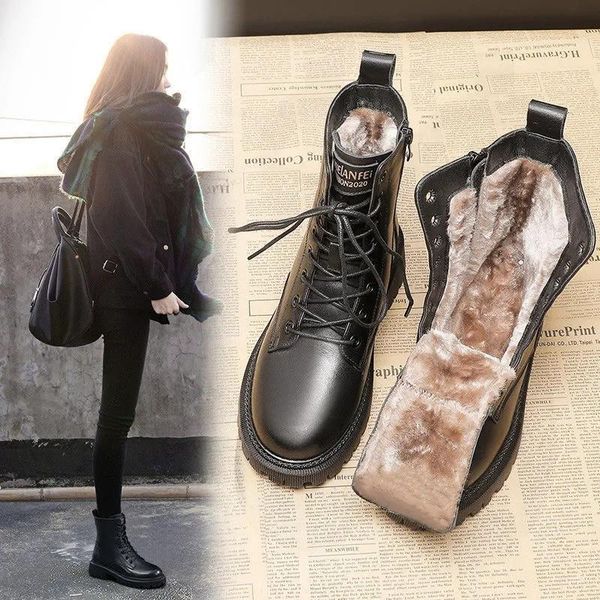 boots winter shoes for women ankle super warm snow botas de mujer goth platform black leather waterproof motorcycle female
boots winter shoes for women ankle super warm snow botas de mujer goth platform black leather waterproof motorcycle female