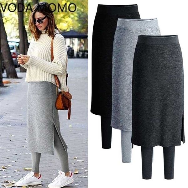 fake two pieces leggings fashion slim-fit spring autumn plus size 5xl 6xl winter warm fleece long skirt 211214, Black
fake two pieces leggings fashion slim-fit spring autumn plus size 5xl 6xl winter warm fleece long skirt 211214, Black