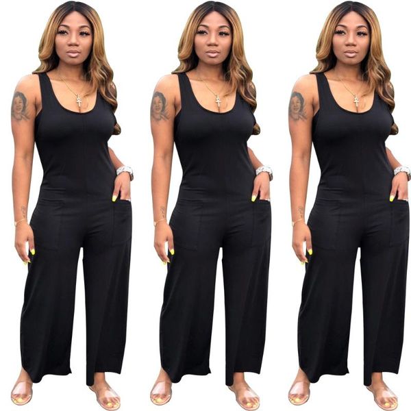zoctuo o-neck casual jumpsuit staight ankle length jumpsuits for women fashion summer black sleeveless playsuit women's & rompers, Black;white
zoctuo o-neck casual jumpsuit staight ankle length jumpsuits for women fashion summer black sleeveless playsuit women's & rompers, Black;white