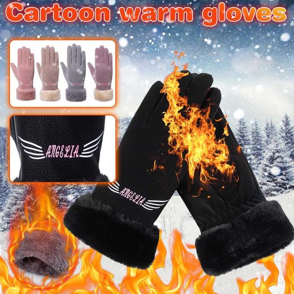 cycling gloves winter fashion women windproof waterproof internal plush warm lady mittens touch screen skin-friendly soft female, Black
cycling gloves winter fashion women windproof waterproof internal plush warm lady mittens touch screen skin-friendly soft female, Black
