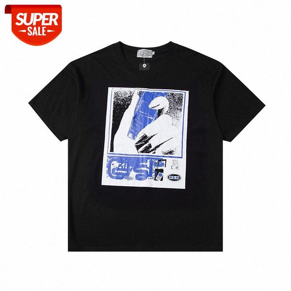 european and american high street hipster short-sleeved couple retro distressed loose hand-printed t-shirt short t men women #8g2i, White;black
european and american high street hipster short-sleeved couple retro distressed loose hand-printed t-shirt short t men women #8g2i, White;black