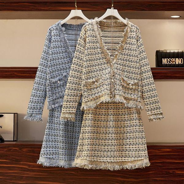 women's tracksuits elegant clothing fashion 2 piece set autumn 4xl plus size and skirt office suit year-old female costume, Gray
women's tracksuits elegant clothing fashion 2 piece set autumn 4xl plus size and skirt office suit year-old female costume, Gray