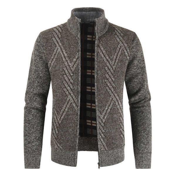 aiopeson autumn winter mens sweater casual stand collar thick cardigan fashion warm coats 210909, White;black
aiopeson autumn winter mens sweater casual stand collar thick cardigan fashion warm coats 210909, White;black