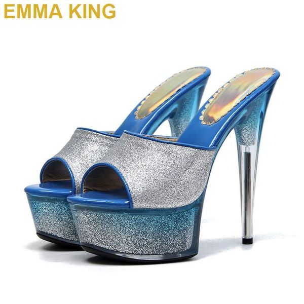 slippers emma king 2021 bling glitter high platform women summer shoes mules transparent heels slides stripper, Black
slippers emma king 2021 bling glitter high platform women summer shoes mules transparent heels slides stripper, Black
