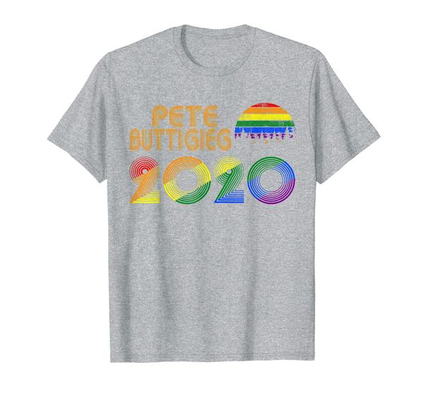 pete buttigieg president 2020 campaign shirt lgbt rainbow t-shirt, White;black 
pete buttigieg president 2020 campaign shirt lgbt rainbow t-shirt, White;black