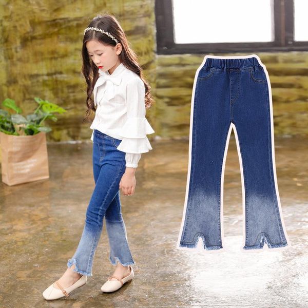 jeans girls denim pants children summer spring trousers for baby kids fashion clothes toddler gradient color stretch, Blue
jeans girls denim pants children summer spring trousers for baby kids fashion clothes toddler gradient color stretch, Blue