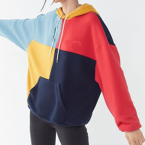 women's hoodies & sweatshirts women blouses long sleeve patchwork casual hooded sweatshirt pullover blouse soft leisure 2021, Black
women's hoodies & sweatshirts women blouses long sleeve patchwork casual hooded sweatshirt pullover blouse soft leisure 2021, Black