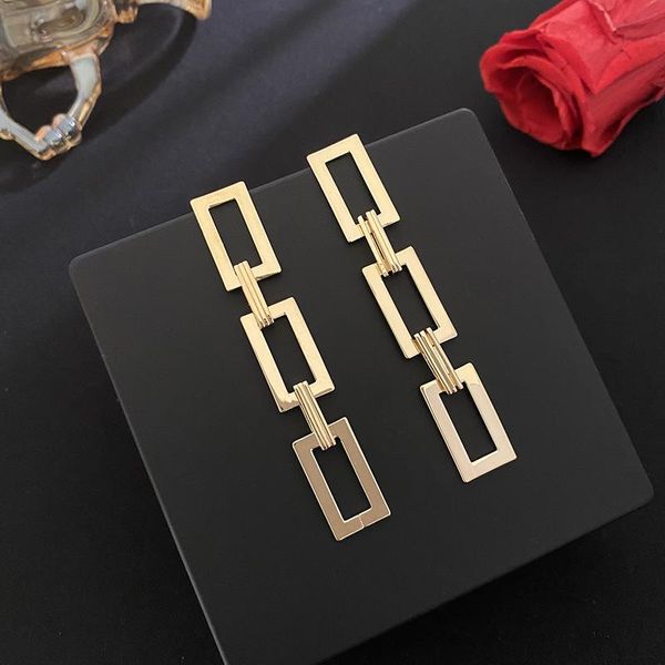 dangle & chandelier fashion titanium steel earrings women's simple multi-layer ring buckle long 2021, Silver
dangle & chandelier fashion titanium steel earrings women's simple multi-layer ring buckle long 2021, Silver
