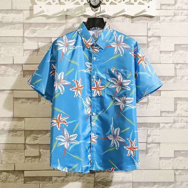 men's casual shirts shirtsummer vacation short sleeve floral shirt beach shorts fashion suit ynrk, White;black
men's casual shirts shirtsummer vacation short sleeve floral shirt beach shorts fashion suit ynrk, White;black