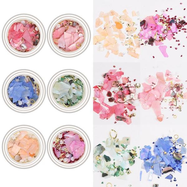box colorful nail shell flakes mixed irregular stone rhinestone foil jewelry 3d art tips decoration diy design decorations1, Silver;gold
box colorful nail shell flakes mixed irregular stone rhinestone foil jewelry 3d art tips decoration diy design decorations1, Silver;gold