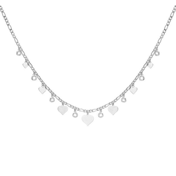chains silverly love heart pendant necklace for women clear charm long stainless steel chain rose gold choker wedding luxury jewelry, Silver
chains silverly love heart pendant necklace for women clear charm long stainless steel chain rose gold choker wedding luxury jewelry, Silver