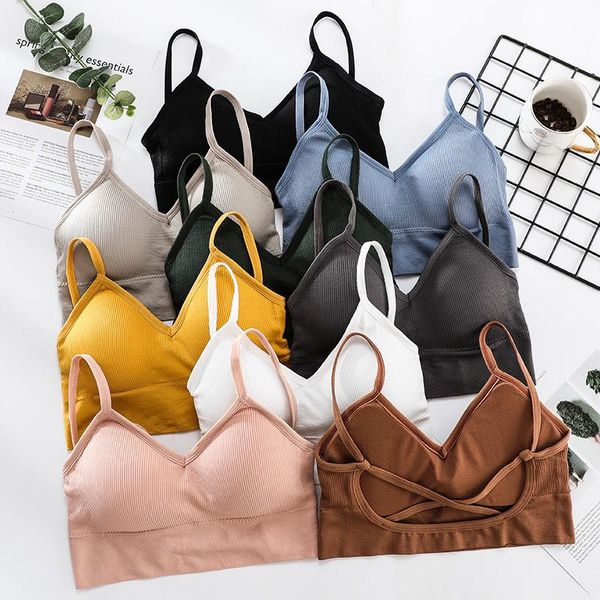 spring and summer women sports bra fitness breathable sling vest running crop tank shockproof padded bralette yoga outfit 
spring and summer women sports bra fitness breathable sling vest running crop tank shockproof padded bralette yoga outfit