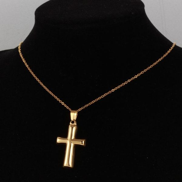 chains female necklace stainless steel cross golden pendant woman 2021 vintage jewelry gifts for ladies wholesale, Silver
chains female necklace stainless steel cross golden pendant woman 2021 vintage jewelry gifts for ladies wholesale, Silver
