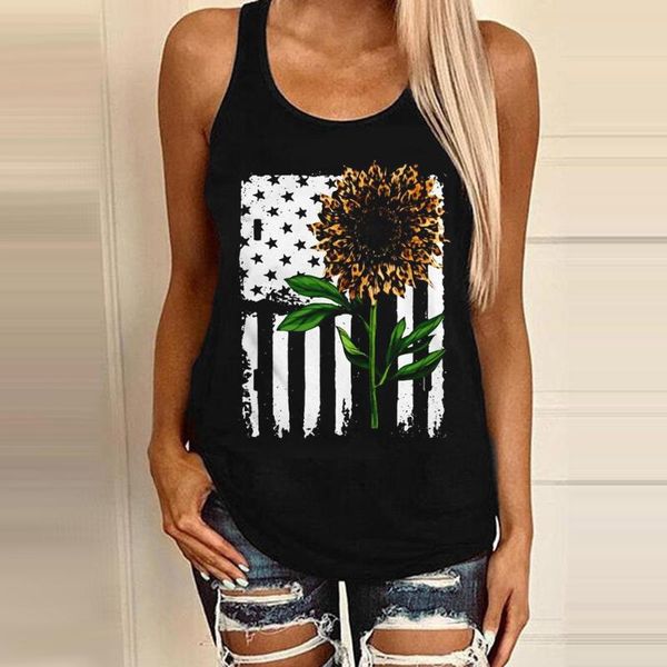 women's tanks & camis sunflower print tank women o-neck sleeveless vest casual black t-shirt summer ladies streetwear camisole, White
women's tanks & camis sunflower print tank women o-neck sleeveless vest casual black t-shirt summer ladies streetwear camisole, White