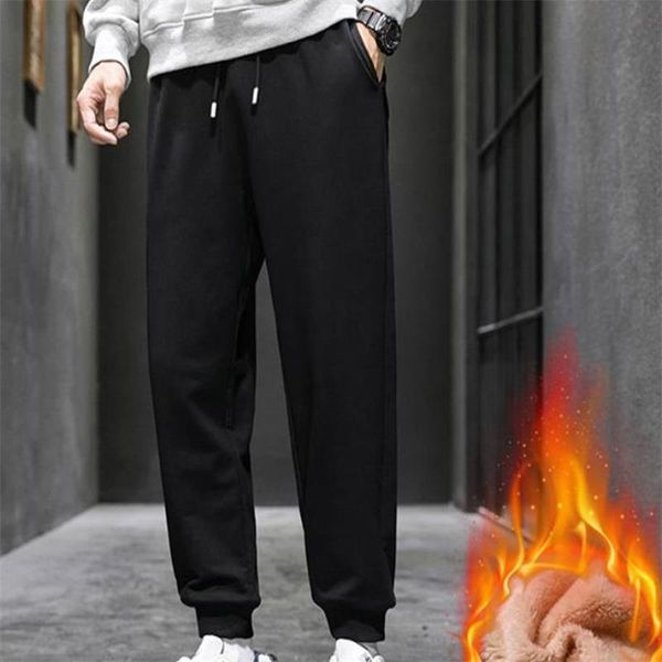 men's pants long thick wool liner casual cold-proof jogging sports daily sweatpants men, Black
men's pants long thick wool liner casual cold-proof jogging sports daily sweatpants men, Black