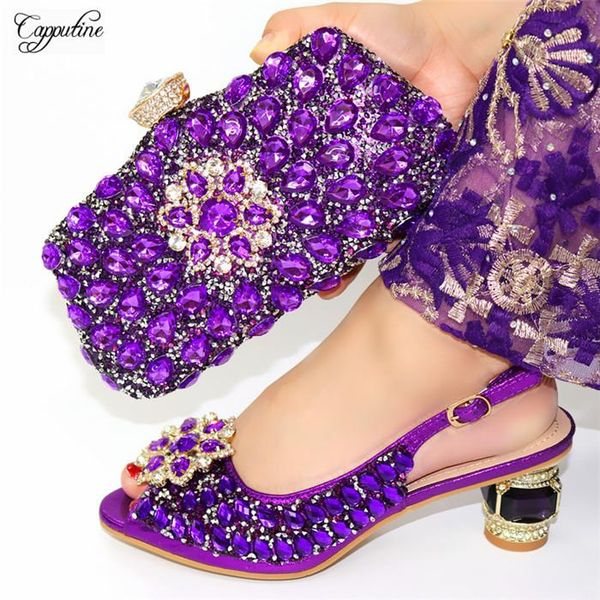 dress shoes graceful party set purple sandals with purse nice and clutch handbag cyrstal stones cr171, heel height 6.5cm, Black
dress shoes graceful party set purple sandals with purse nice and clutch handbag cyrstal stones cr171, heel height 6.5cm, Black