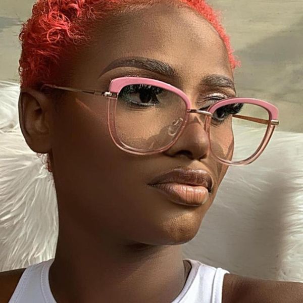 fashion sunglasses frames cat eye anti blue light glasses 2021 men women unique brand design two-color optical eyewear computer eyeglasses, Black
fashion sunglasses frames cat eye anti blue light glasses 2021 men women unique brand design two-color optical eyewear computer eyeglasses, Black