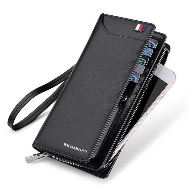 wallets williampolo men genuine cow leather long clutch zipper for business soft bags arrival1, Red;black
wallets williampolo men genuine cow leather long clutch zipper for business soft bags arrival1, Red;black