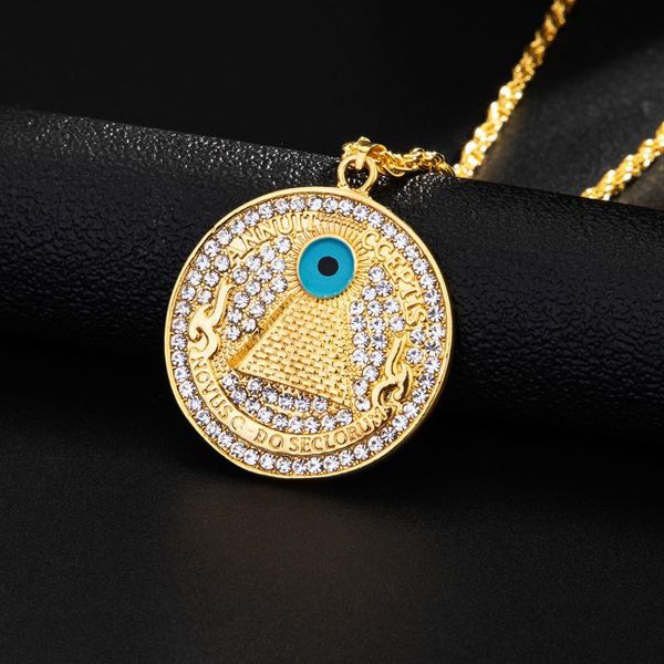 hip hop arrival ancient pyramid egyptian god eye of horus charm with zircon necklace pendant necklaces, Silver
hip hop arrival ancient pyramid egyptian god eye of horus charm with zircon necklace pendant necklaces, Silver