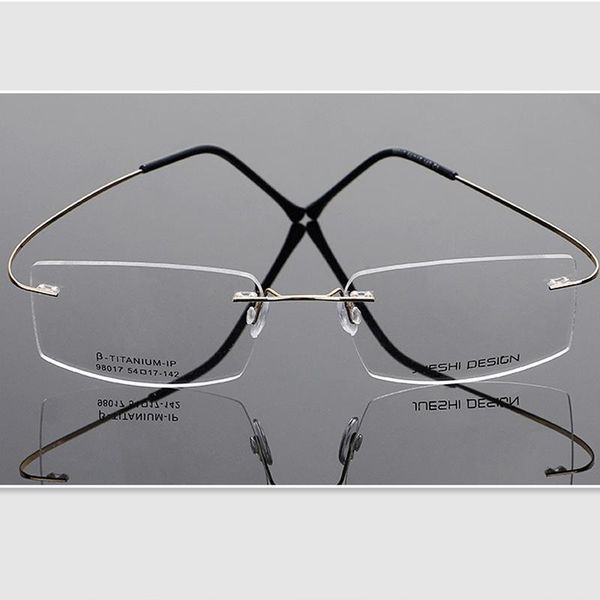 fashion sunglasses frames gold glasses bsx98017 rimless optical frame alloy metal eyeglasses flexible spectacles customized prescription eye, Black
fashion sunglasses frames gold glasses bsx98017 rimless optical frame alloy metal eyeglasses flexible spectacles customized prescription eye, Black