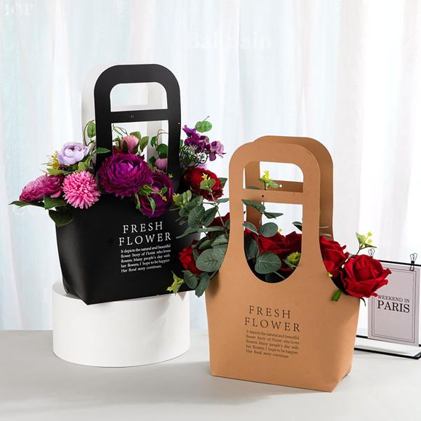 gift wrap creative kraft paper portable flower box florist wedding party boxes packing handbags packaging bags decoration
gift wrap creative kraft paper portable flower box florist wedding party boxes packing handbags packaging bags decoration