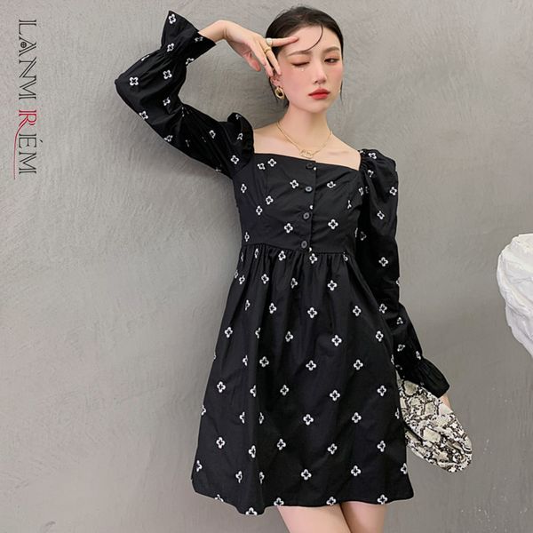 women flower embroidery square neck puff sleeve dress short length fit lady fashion tide summer arrivals 2h107 210507, Black;gray
women flower embroidery square neck puff sleeve dress short length fit lady fashion tide summer arrivals 2h107 210507, Black;gray