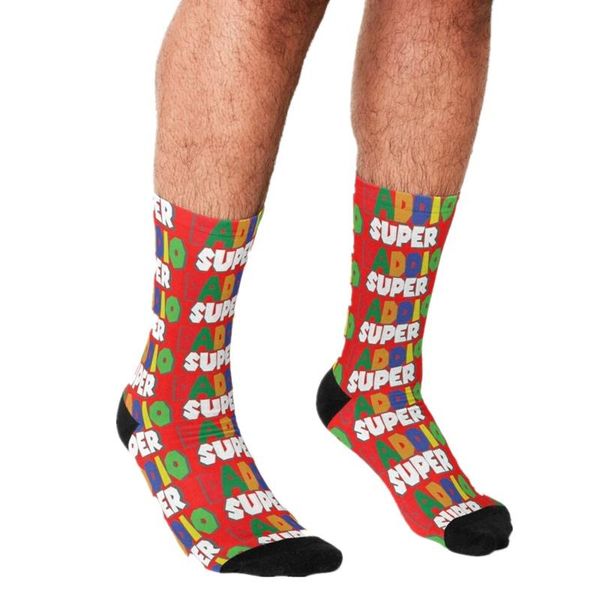 men's socks 2021 funny father's day super daddio printed rock hip hop men happy boys street style crazy for, Black
men's socks 2021 funny father's day super daddio printed rock hip hop men happy boys street style crazy for, Black