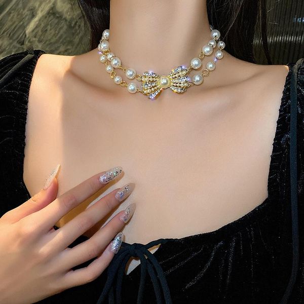 chains bowknot pearl short necklace personality clavicle chain temperament fashion 2021 niche women necklaces, Silver
chains bowknot pearl short necklace personality clavicle chain temperament fashion 2021 niche women necklaces, Silver