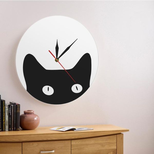 wall clocks 1piece peeping cat clock acrylic animals decorative round modern watch timepiece home decor gift for lover
wall clocks 1piece peeping cat clock acrylic animals decorative round modern watch timepiece home decor gift for lover