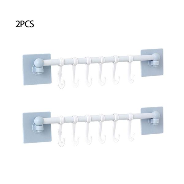 hooks & rails 2pcs stainless steel with easy install kitchen storage space saving pan pot bath wall mounted punch-towel rack
hooks & rails 2pcs stainless steel with easy install kitchen storage space saving pan pot bath wall mounted punch-towel rack