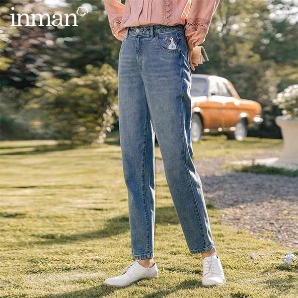 inman autumn winter cotton denim pant clothes graphic cute animal embroidered washed lady vintage cropped leg jeans 210809, Blue
inman autumn winter cotton denim pant clothes graphic cute animal embroidered washed lady vintage cropped leg jeans 210809, Blue