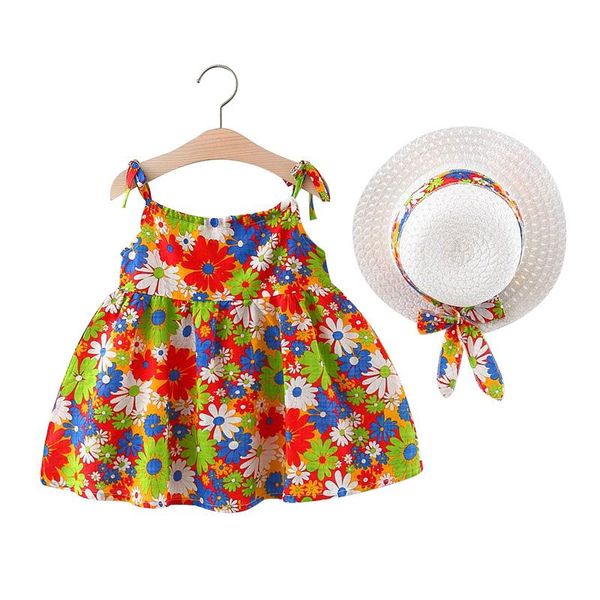 girl's dresses baby summer dress for girls sleeveless cute flowers clothes set with sunhat toddler girl korean babies sundress, Red;yellow
girl's dresses baby summer dress for girls sleeveless cute flowers clothes set with sunhat toddler girl korean babies sundress, Red;yellow