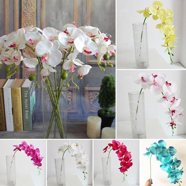 artificial phalaenopsis flower silk butterfly orchid branch wedding party home bouquet decor decoration fake decorative flowers & wreaths
artificial phalaenopsis flower silk butterfly orchid branch wedding party home bouquet decor decoration fake decorative flowers & wreaths