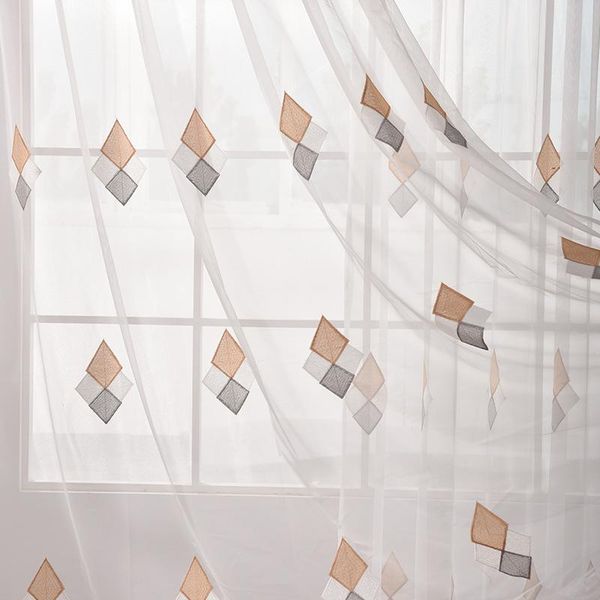 curtain & drapes modern geometry embroidered tulle curtains for living room bedroom volie window white sheers
curtain & drapes modern geometry embroidered tulle curtains for living room bedroom volie window white sheers