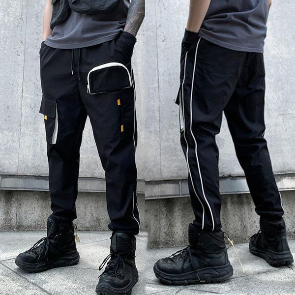 men's pants 2021 spring and summer casual functional wind fried street youth small foot trend tooling k847 p55, Black
men's pants 2021 spring and summer casual functional wind fried street youth small foot trend tooling k847 p55, Black