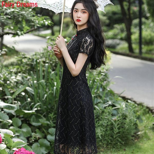 ethnic clothing chiffon ao dai lace daily cheongsam improved mandarin collar vintage retro slim fit chinese style dress vestito, Red
ethnic clothing chiffon ao dai lace daily cheongsam improved mandarin collar vintage retro slim fit chinese style dress vestito, Red