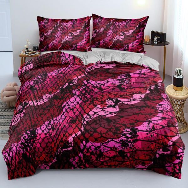 classic 3d snakeskin bedding sets quilt cover set comforter covers pillowcases duvet linens bed full 140x200 home textile
classic 3d snakeskin bedding sets quilt cover set comforter covers pillowcases duvet linens bed full 140x200 home textile