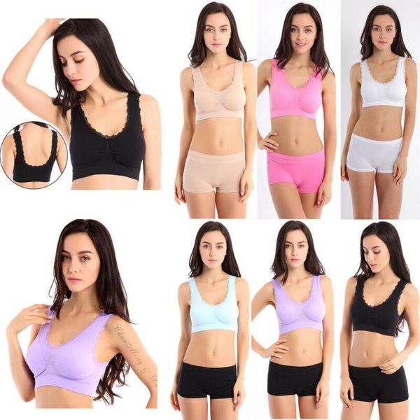camisoles & tanks fashion women vest bra set bikini sport gym running padded fitness tank stretch workout underwear sleepwear, Black;white
camisoles & tanks fashion women vest bra set bikini sport gym running padded fitness tank stretch workout underwear sleepwear, Black;white