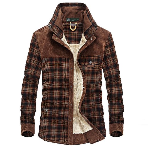shirt thick warm fleece for men autumn winter veet long sleeve casual vintage plaid shirt cotton blouse male clothing, White;black
shirt thick warm fleece for men autumn winter veet long sleeve casual vintage plaid shirt cotton blouse male clothing, White;black