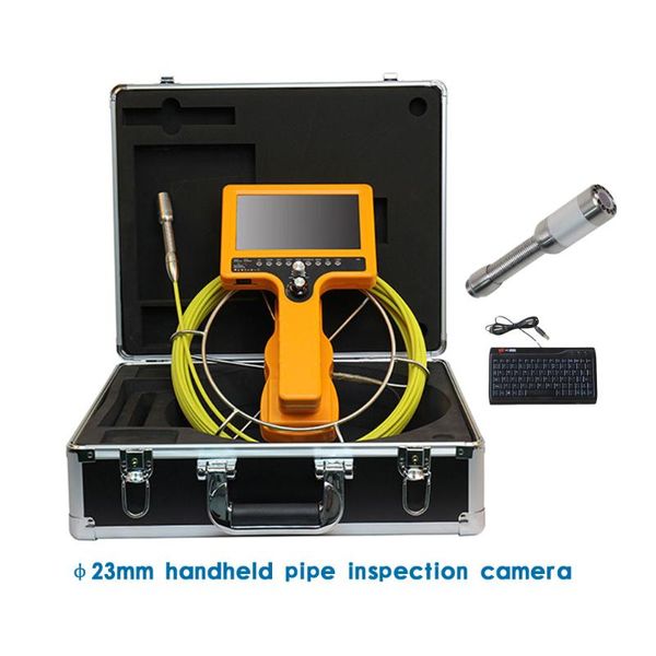 cameras 7" color monitor 23mm camera 512hz transmitter built-in sewer pipe drain inspection system with dvr meter counter keyboard
cameras 7" color monitor 23mm camera 512hz transmitter built-in sewer pipe drain inspection system with dvr meter counter keyboard