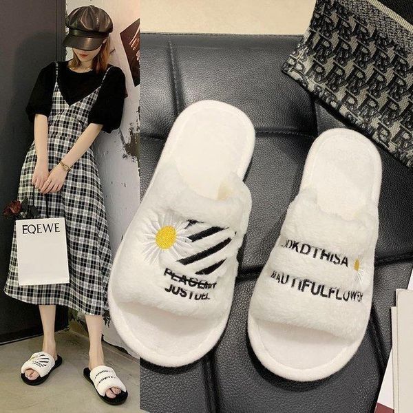 est fashion slippers daisy autumn and winter home women basic fur ladies flat, Black
est fashion slippers daisy autumn and winter home women basic fur ladies flat, Black